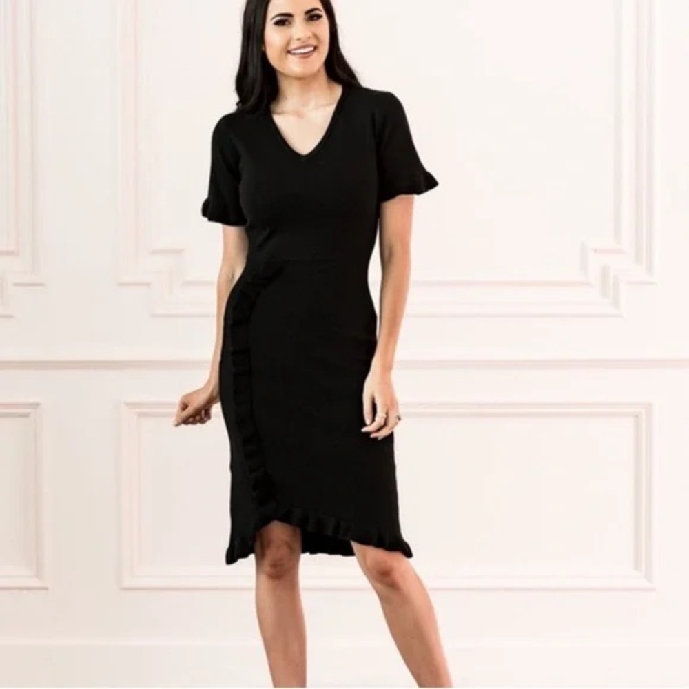 Rachel‎ Parcell Short Sleeve Knit Sweater Dress XL NWT